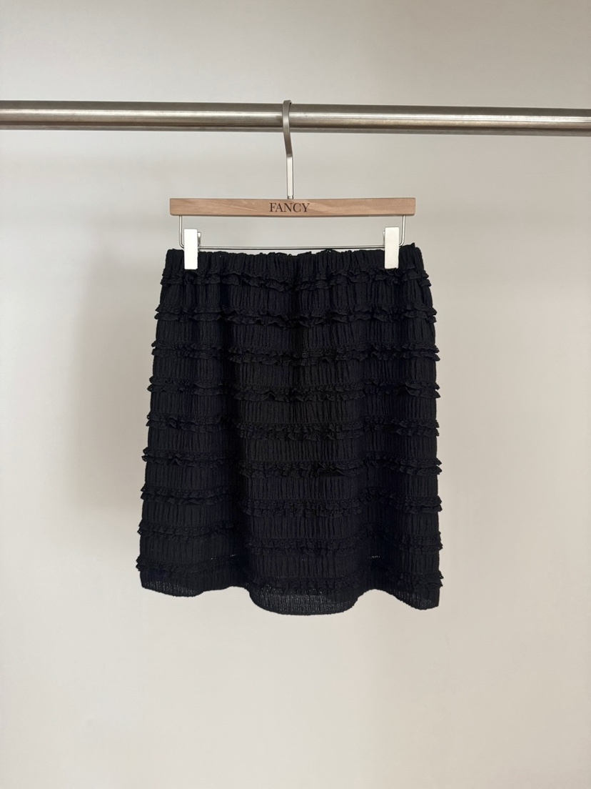 FANCY直郵韓國代購㊣女裝新品時尚熱賣25春夏推薦人氣休閑短裙FANCY/Something短裙圖色3