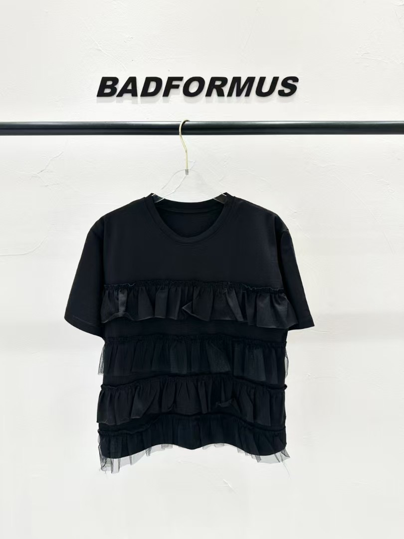 BADFORMUS韓國㊣直郵東大門代購女裝新品人氣推薦休閑時尚T恤BADFORMUST恤圖色2