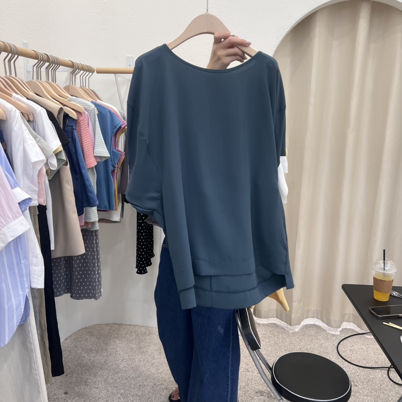 THE FUNNY韓國直郵㊣女裝新品推薦25春夏熱賣人氣襯衫蕾絲衫THE FUNNY襯衫/蕾絲衫圖色4