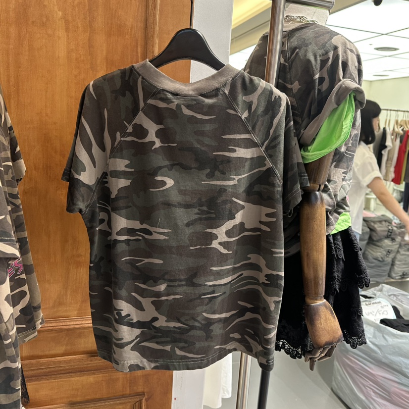 GARMENT-P直郵韓國代購㊣女裝新品熱賣時尚休閑推薦25春夏T恤GARMENTT恤