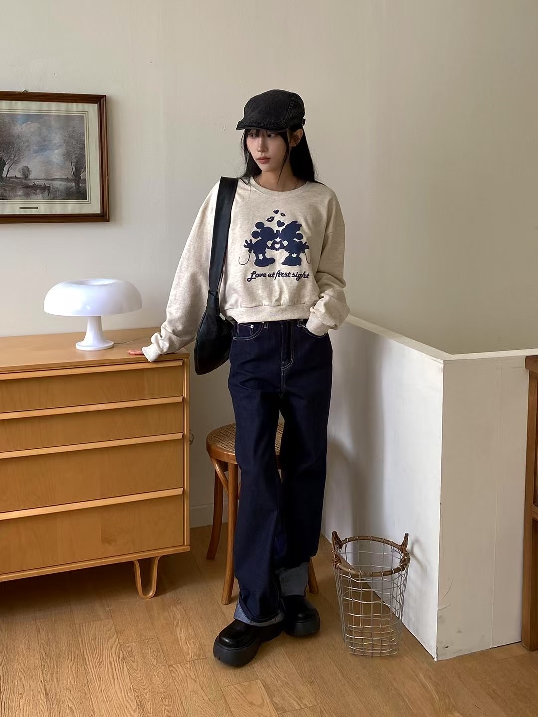 AMIABLE韓國直郵㊣東大門實拍女裝新品熱賣25春夏人氣時尚衛衣AMIABLE衛衣