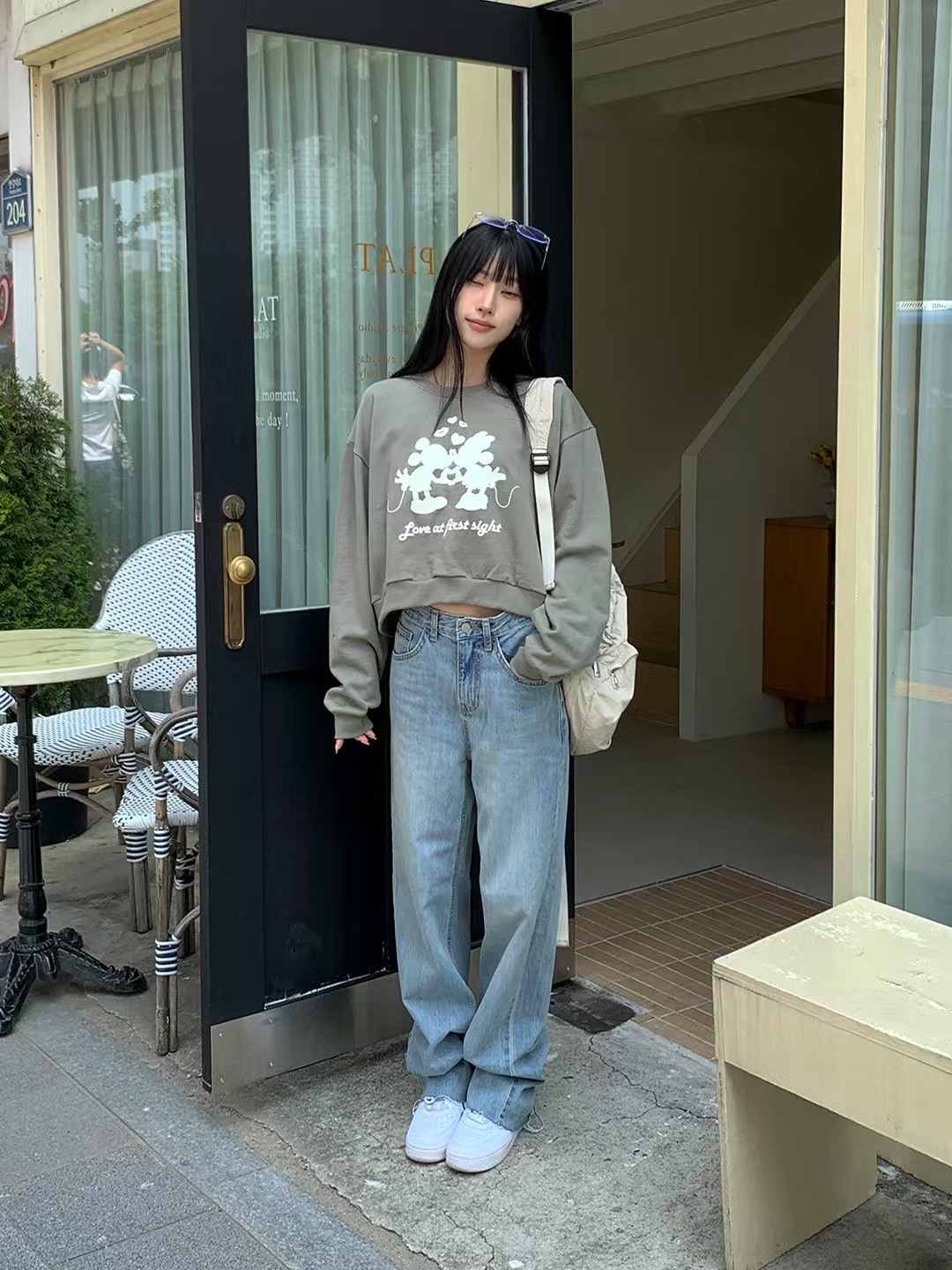AMIABLE韓國直郵㊣東大門實拍女裝新品熱賣25春夏人氣時尚衛衣AMIABLE衛衣