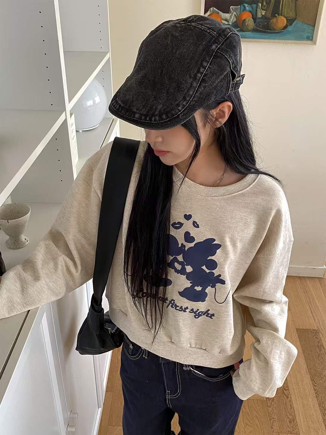 AMIABLE韓國直郵㊣東大門實拍女裝新品熱賣25春夏人氣時尚衛衣AMIABLE衛衣