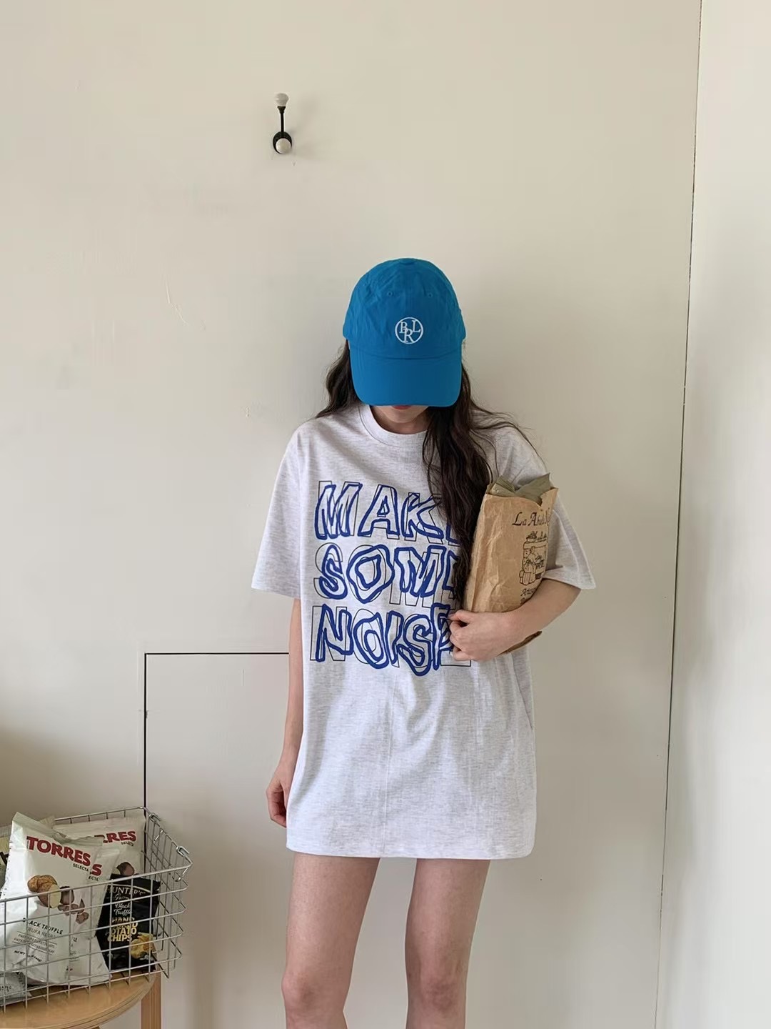 AMIABLE韓國直郵㊣女裝新品人氣時尚休閑25春夏推薦熱賣T恤AMIABLET恤圖色1