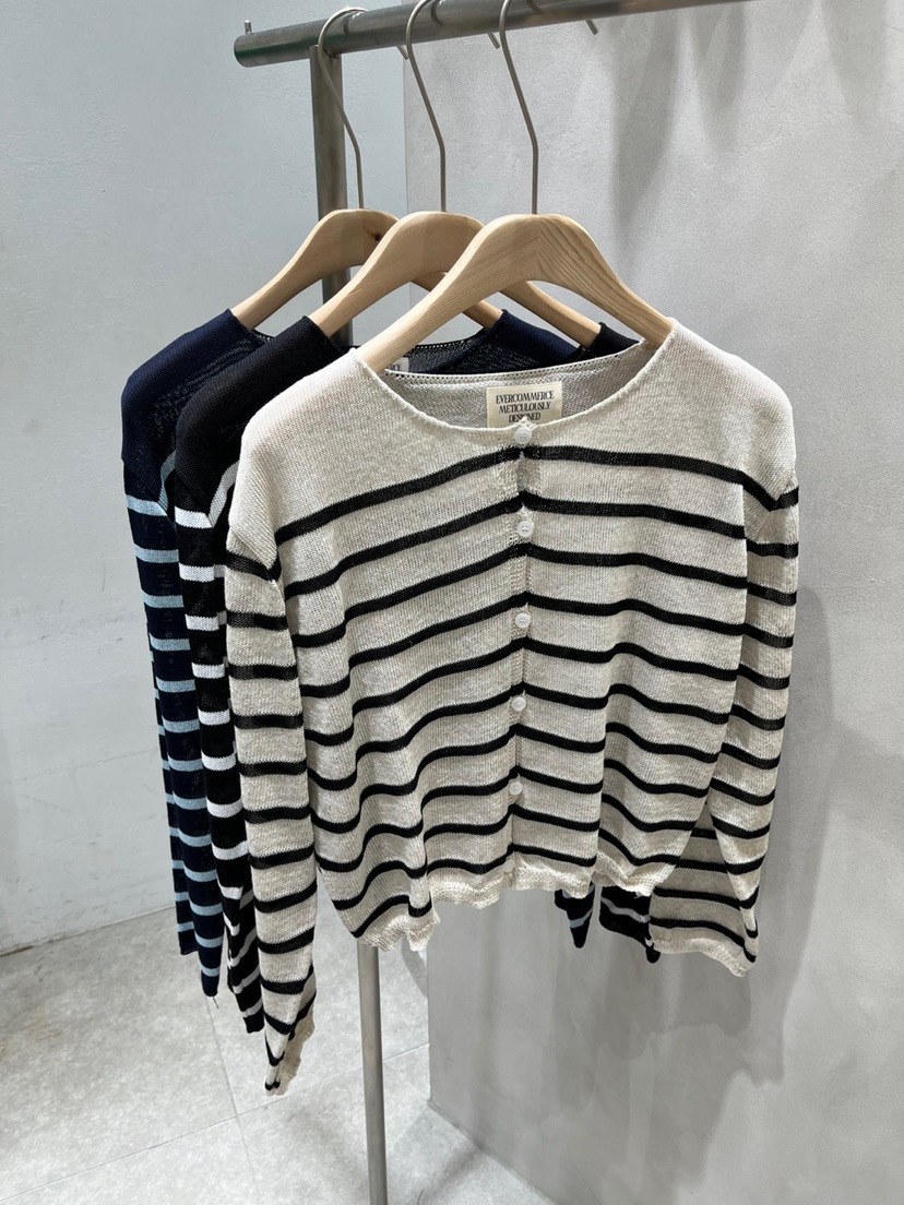 EVERCOMMERCE METICULOUSLY DESIGNED直郵韓國代購㊣女裝新品時尚針織衫開衫EVERCOMMERCE METICULOUSLY DESIGNED針織衫