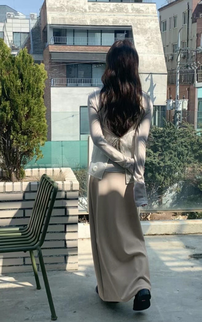 BABER韓國直郵㊣女裝新品推薦25春夏熱賣人氣時尚休閑長裙BABER長裙