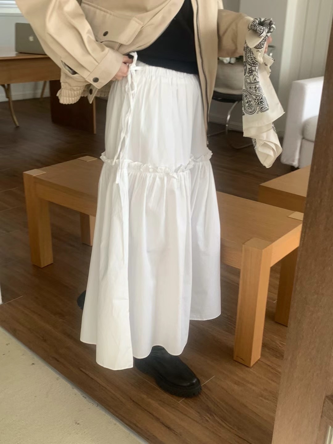 BABER直郵韓國代購㊣女裝新品休閑推薦時尚熱賣25春夏人氣長裙BABER長裙