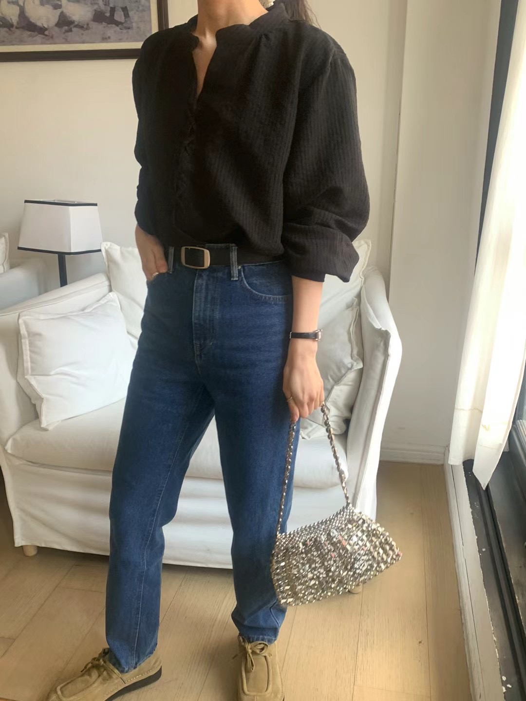 BABER韓國㊣直郵東大門代購女裝新品人氣休閑熱賣襯衫蕾絲衫BABER襯衫/蕾絲衫