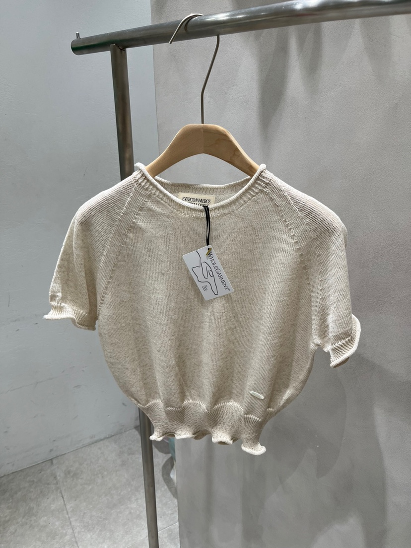 EVERCOMMERCE METICULOUSLY DESIGNED韓國直郵㊣東大門實拍女裝新品推薦針織衫亞麻EVERCOMMERCE METICULOUSLY DESIGNED針織衫