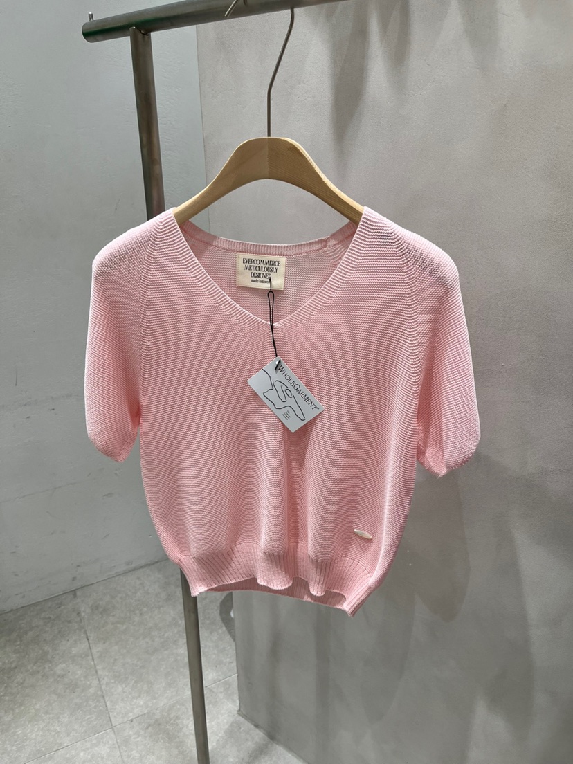 EVERCOMMERCE METICULOUSLY DESIGNED直郵韓國代購㊣女裝新品25春夏針織衫EVERCOMMERCE METICULOUSLY DESIGNED針織衫圖色3