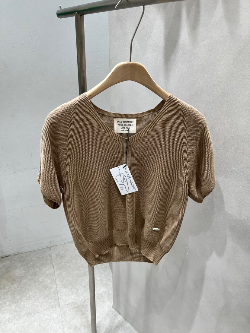 EVERCOMMERCE METICULOUSLY DESIGNED直郵韓國代購㊣女裝新品25春夏針織衫EVERCOMMERCE METICULOUSLY DESIGNED針織衫圖色6