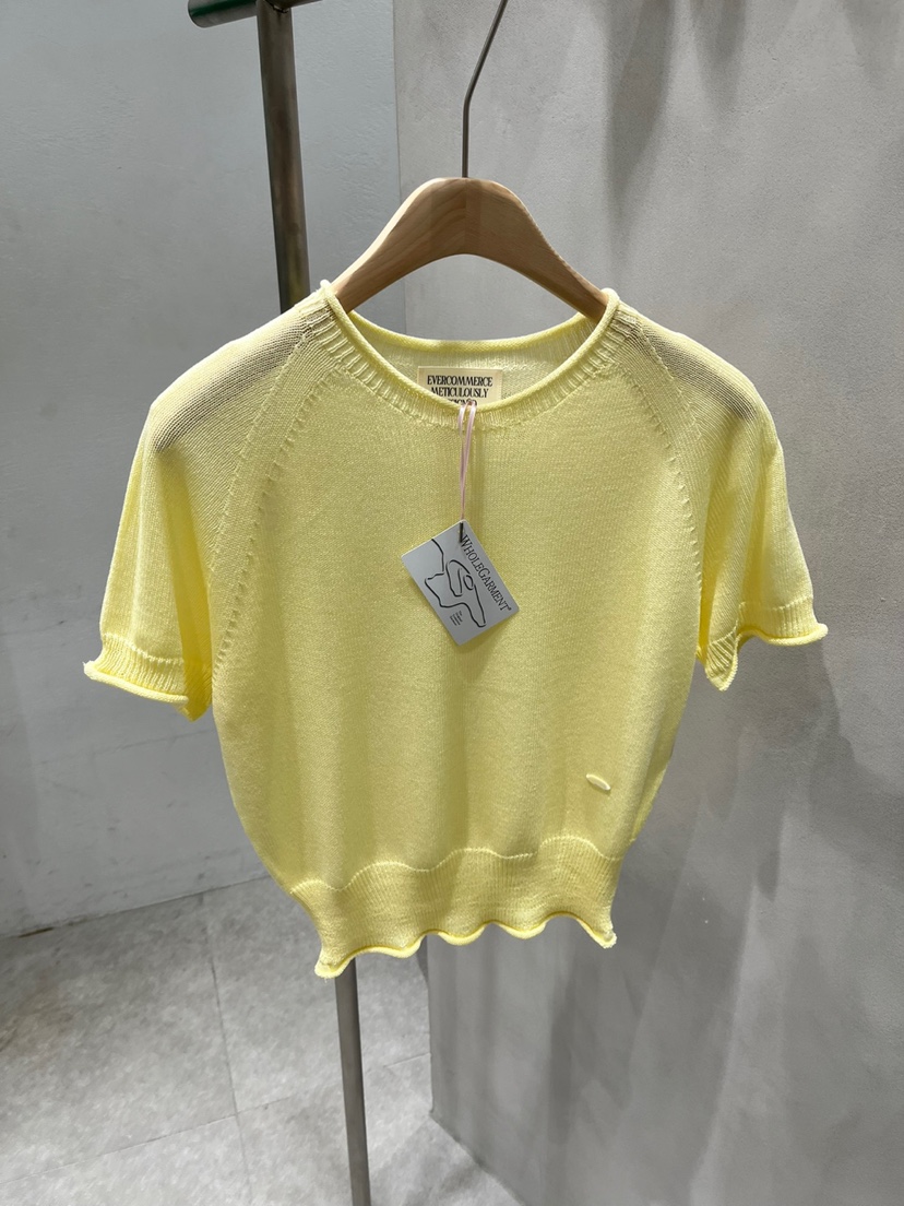 EVERCOMMERCE METICULOUSLY DESIGNED韓國直郵㊣東大門實拍女裝新款熱賣針織衫亞麻EVERCOMMERCE METICULOUSLY DESIGNED針織衫圖色1