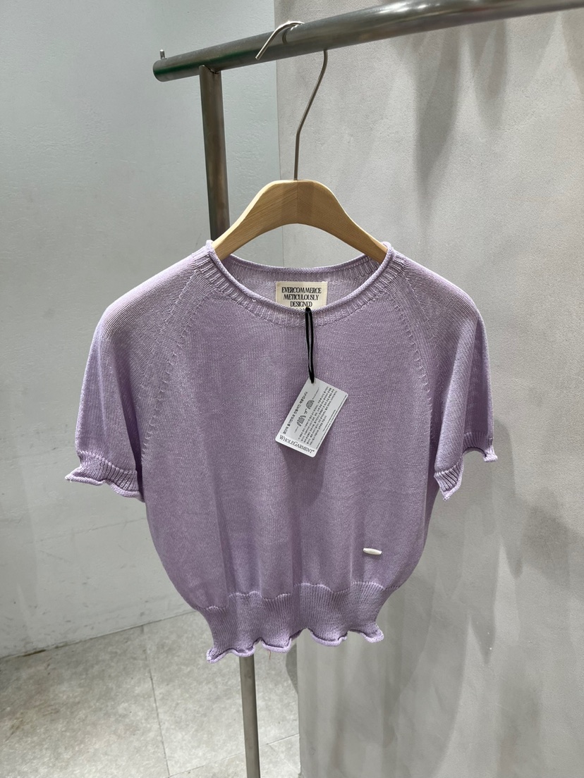 EVERCOMMERCE METICULOUSLY DESIGNED韓國直郵㊣東大門實拍女裝新款熱賣針織衫亞麻EVERCOMMERCE METICULOUSLY DESIGNED針織衫圖色5