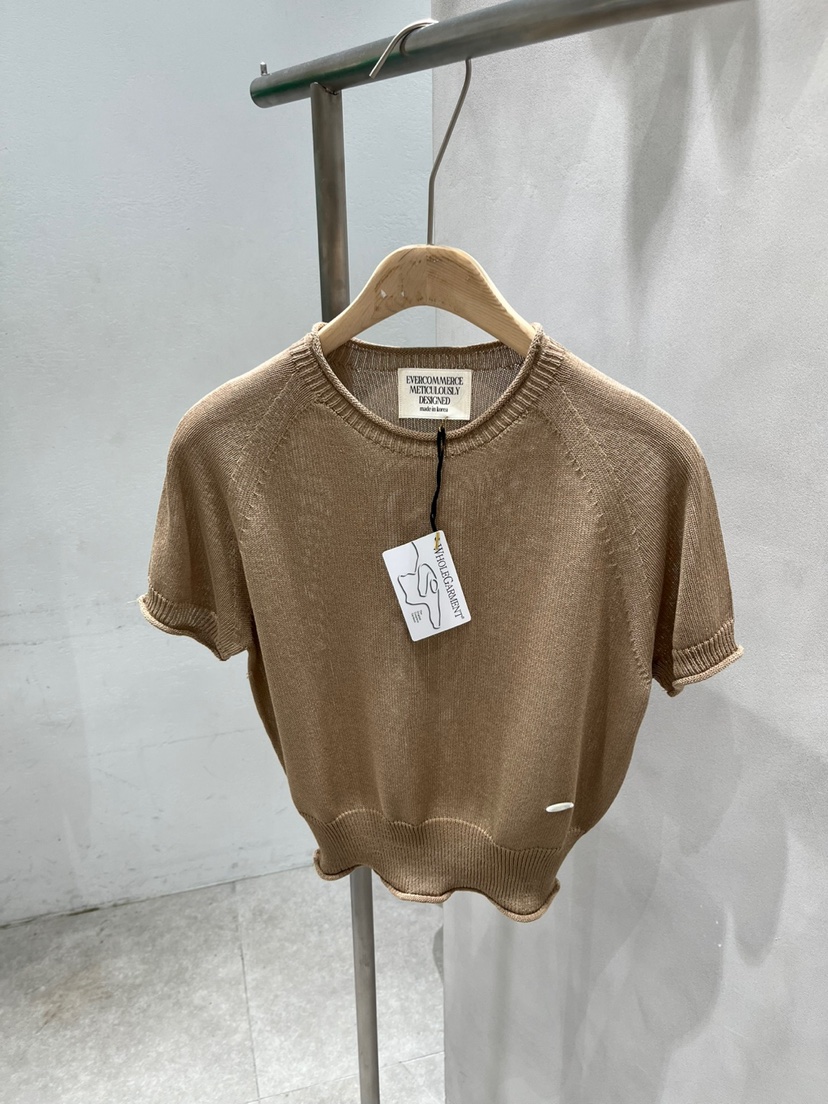 EVERCOMMERCE METICULOUSLY DESIGNED韓國直郵㊣東大門實拍女裝新款熱賣針織衫亞麻EVERCOMMERCE METICULOUSLY DESIGNED針織衫圖色6