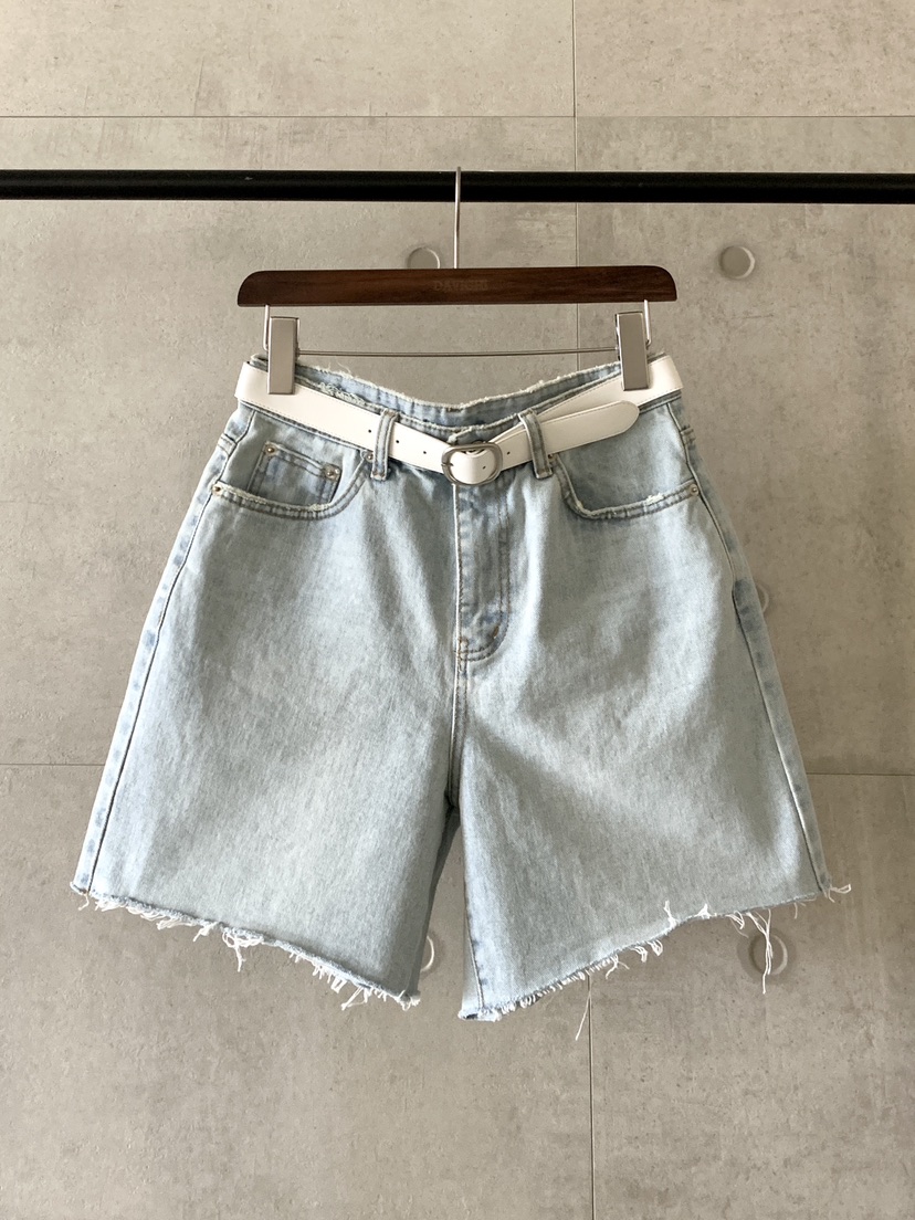 DAVICHI韓國㊣直郵東大門代購女裝新品25春夏短褲含隨機腰帶DAVICHI短褲圖色2