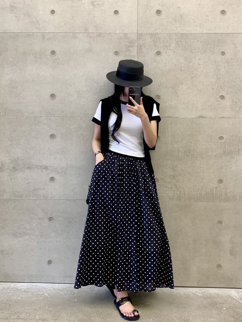 DAVICHI直郵韓國代購㊣女裝新款熱賣休閑人氣推薦時尚25春夏長裙DAVICHI長裙