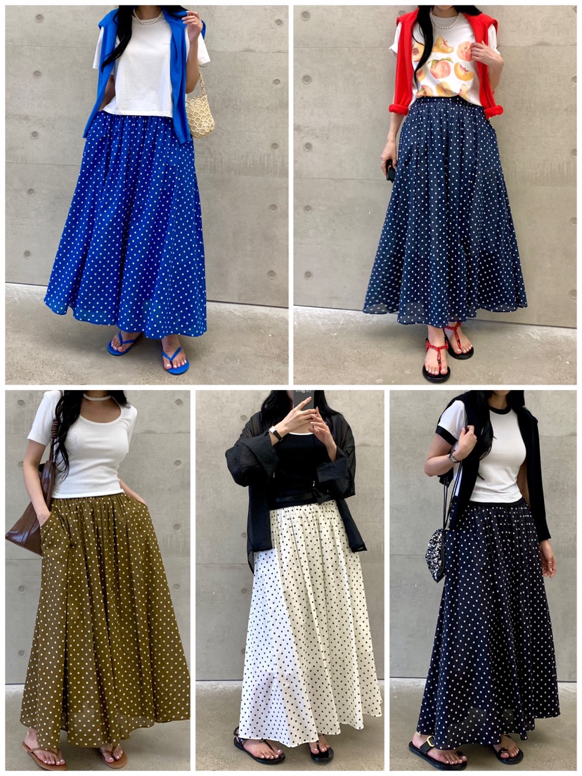 DAVICHI直郵韓國代購㊣女裝新款熱賣休閑人氣推薦時尚25春夏長裙DAVICHI長裙