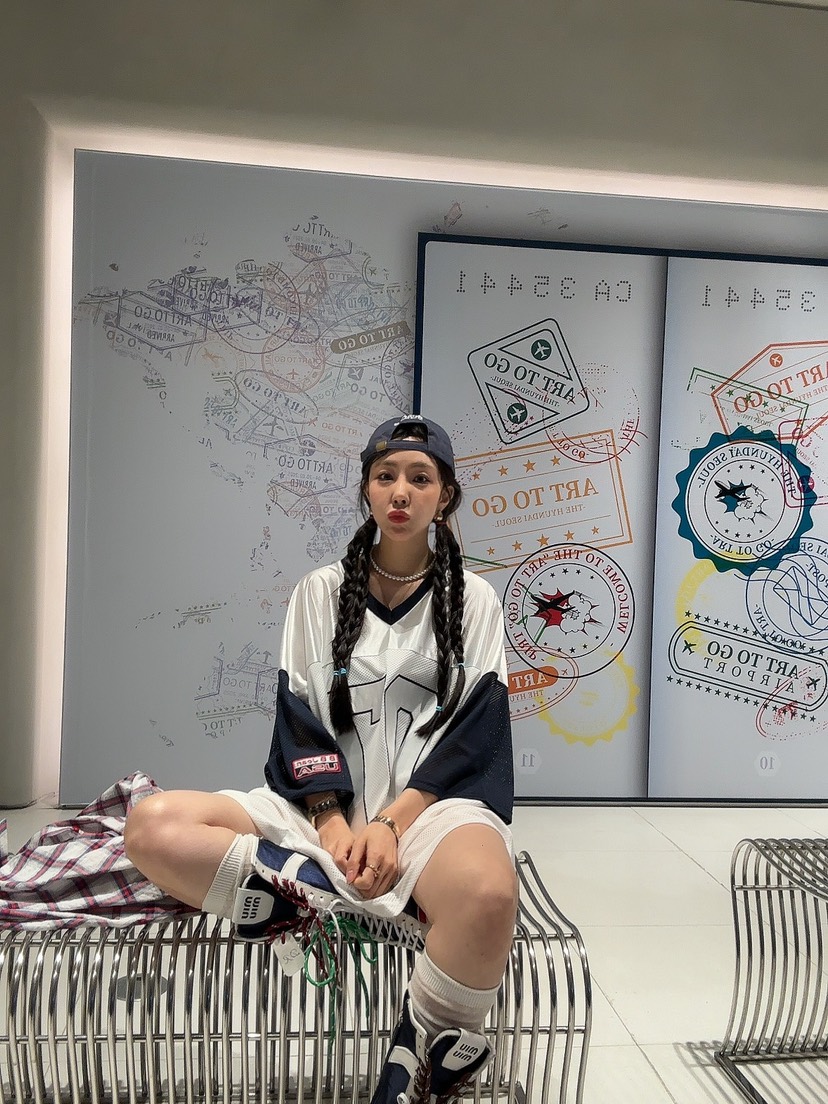 PALETTE-Q直郵韓國代購㊣女裝新品休閑熱賣推薦25春夏長袖T恤PALETTE長袖T恤