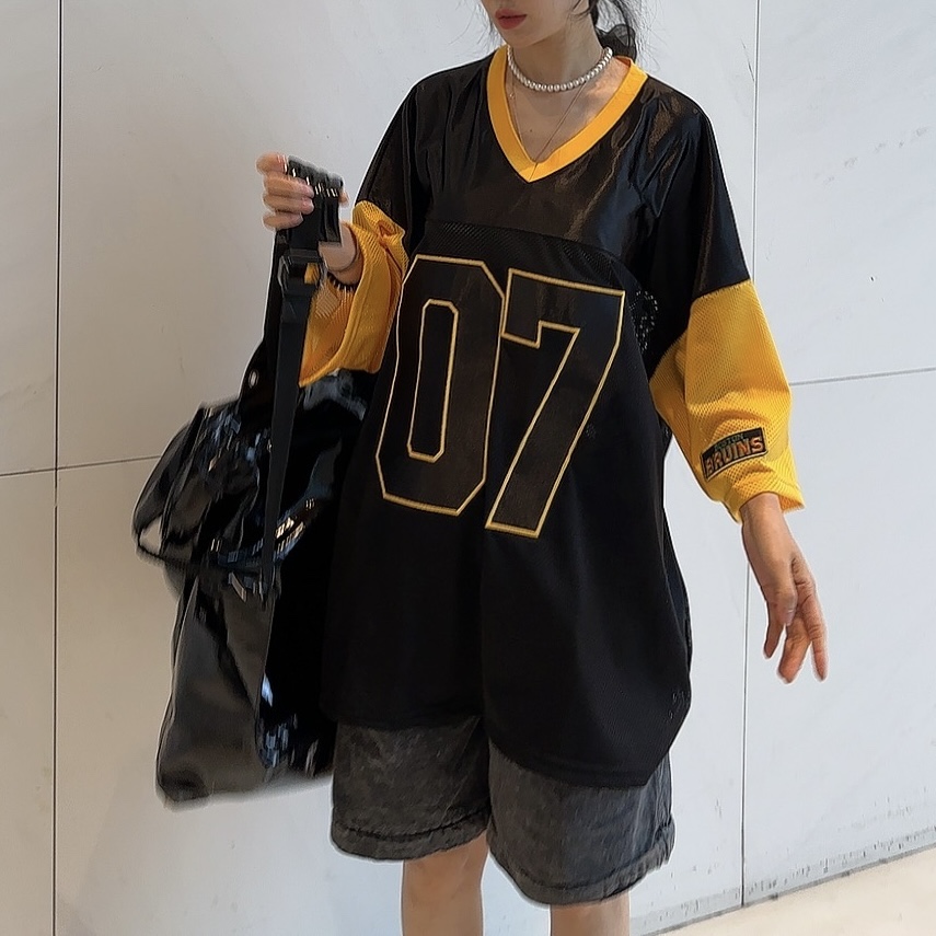 PALETTE-Q直郵韓國代購㊣女裝新品休閑熱賣推薦25春夏長袖T恤PALETTE長袖T恤
