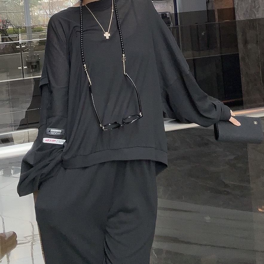 PALETTE-Q韓國直郵㊣東大門實拍女裝新品熱賣休閑人氣長袖T恤PALETTE長袖T恤