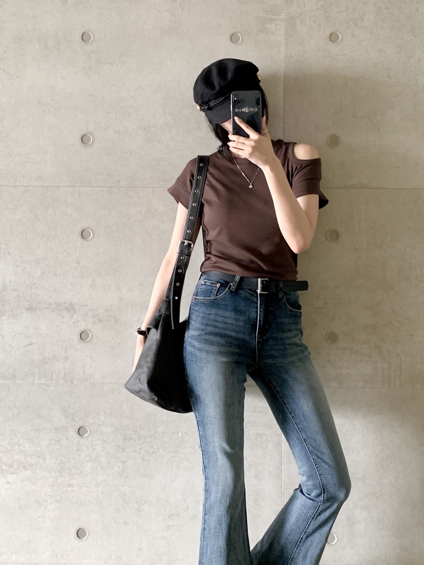 DAVICHI韓國㊣直郵東大門代購女裝新款時尚推薦熱賣休閑T恤DAVICHIT恤