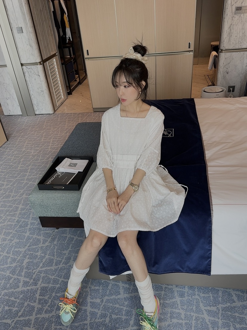 PALETTE-Q韓國直郵㊣東大門實拍女裝新品人氣熱賣25春夏連衣裙PALETTE連衣裙