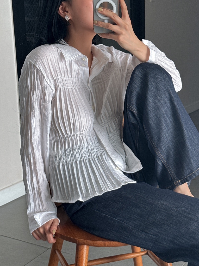 MILUI韓國直郵㊣女裝新款時尚推薦人氣25春夏熱賣襯衫蕾絲衫MILUI襯衫/蕾絲衫