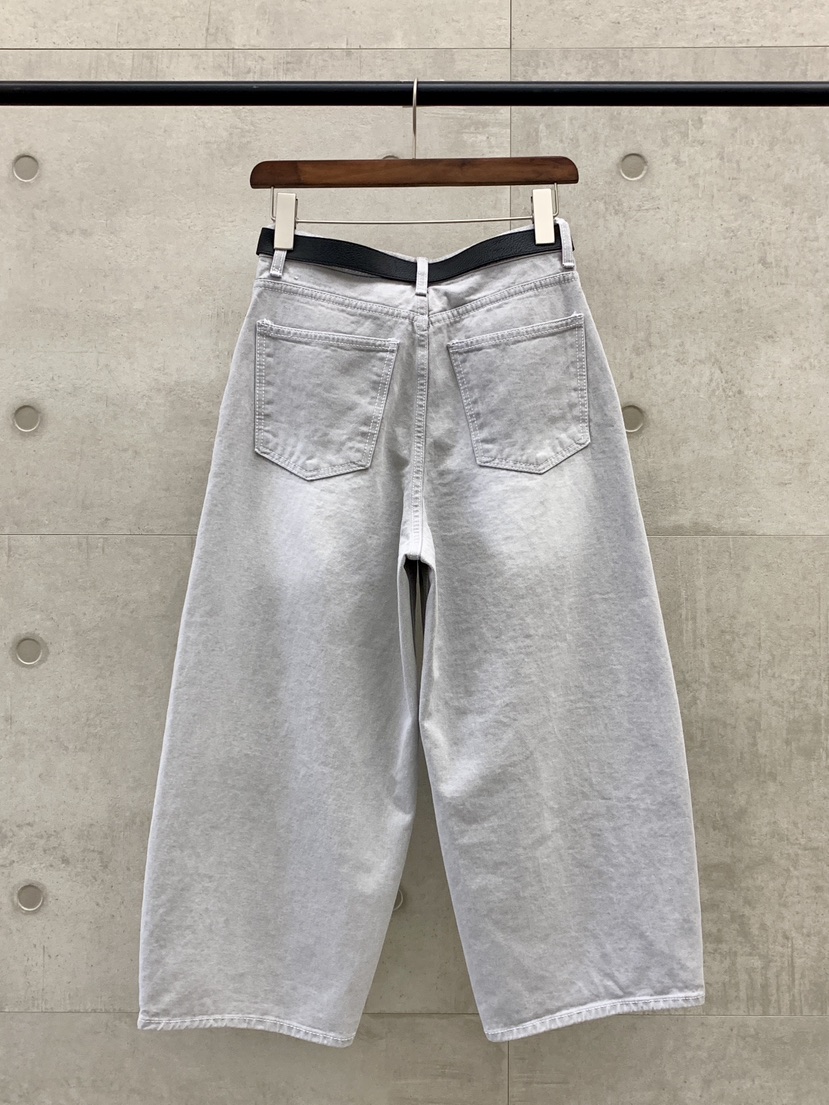 DAVICHI直郵韓國代購㊣女裝新品25春夏時尚牛仔褲含隨機腰帶DAVICHI牛仔褲