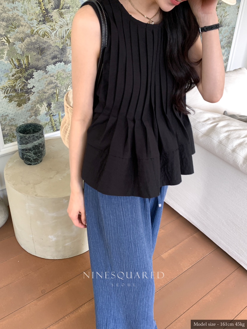 NINESQUARED韓國直郵㊣東大門實拍女裝新品人氣25春夏吊帶背心NINESQUARED吊帶/背心