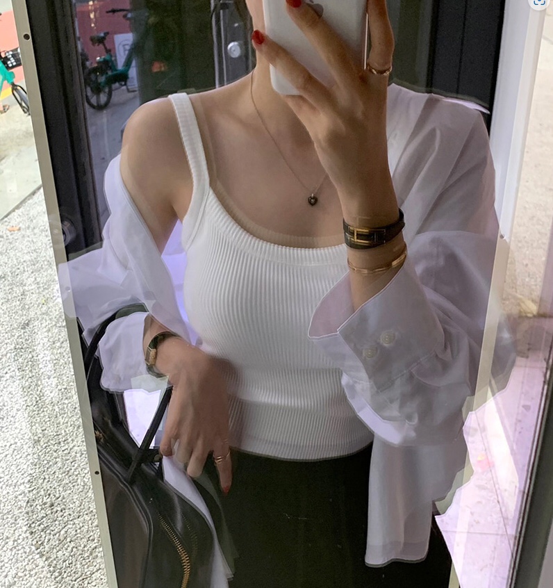 PAIRING韓國直郵㊣東大門實拍女裝新款熱賣襯衫蕾絲衫不含內搭PAIRING襯衫/蕾絲衫