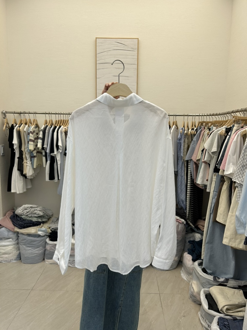 MILK TEA韓國直郵㊣東大門實拍女裝新品25春夏熱賣襯衫蕾絲衫RE:FRESH襯衫/蕾絲衫