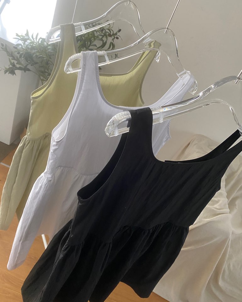 VENEFIT韓國直郵㊣東大門實拍女裝新款推薦時尚人氣連衣裙披肩VENEFIT/JENNIE連衣裙