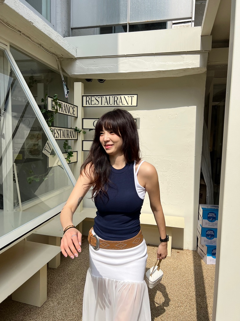 SOLAR韓國㊣直郵東大門代購女裝新品時尚推薦休閑熱賣吊帶背心SOLAR吊帶/背心