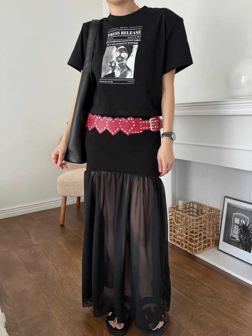 SOLAR韓國直郵㊣女裝新品25春夏時尚人氣推薦休閑熱賣長裙SOLAR長裙