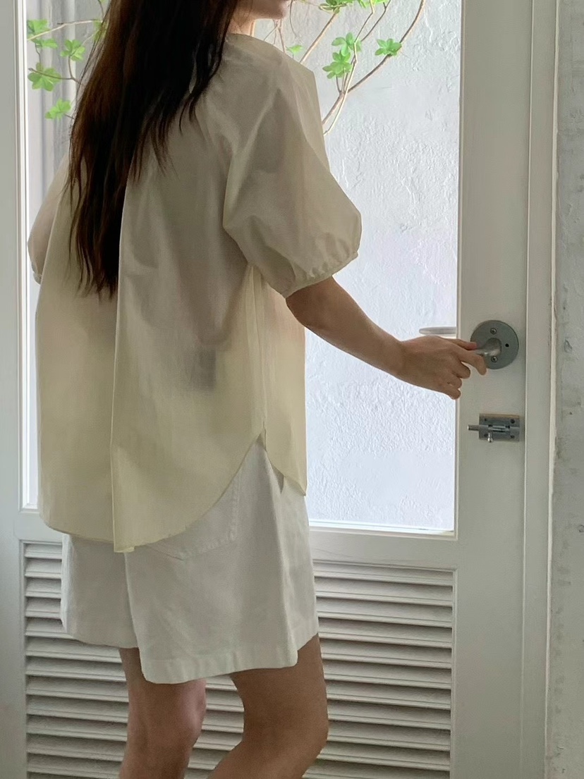 ANOU韓國直郵㊣東大門實拍女裝新款休閑熱賣時尚襯衫蕾絲衫ANOU襯衫/蕾絲衫