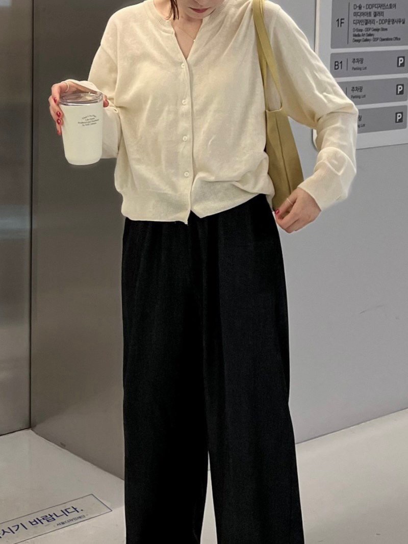 WOOD韓國直郵㊣女裝新品熱賣人氣25春夏推薦針織衫柔軟開衫WOOD針織衫
