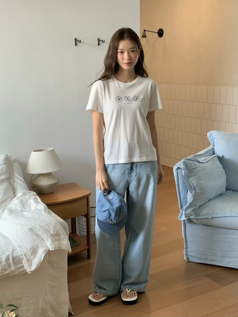 ANOU直郵韓國代購㊣女裝新款休閑熱賣人氣25春夏推薦時尚T恤ANOUT恤