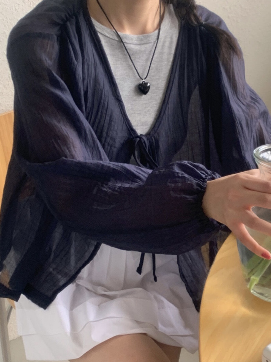 WOOD韓國直郵㊣東大門實拍女裝新款熱賣休閑襯衫蕾絲衫開衫WOOD襯衫/蕾絲衫