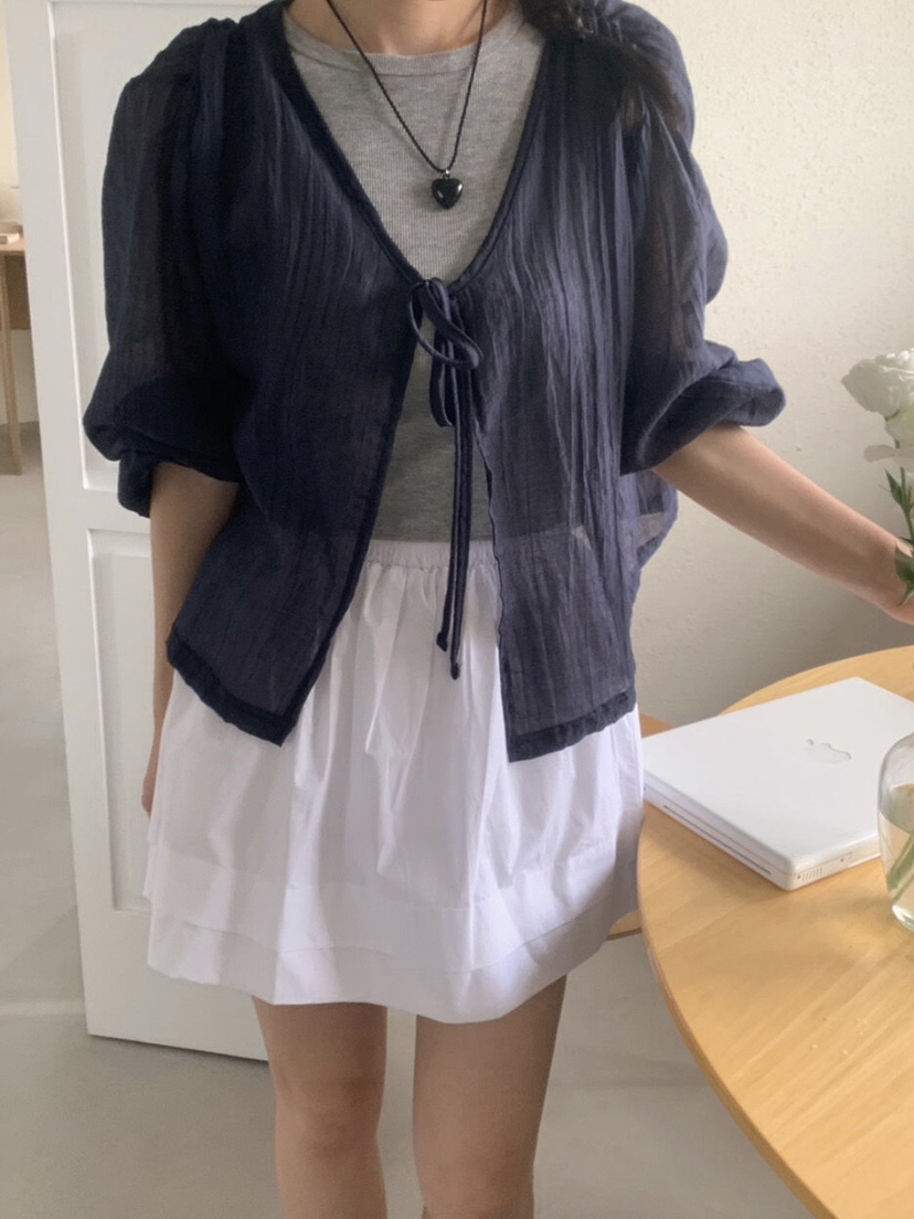 WOOD韓國直郵㊣東大門實拍女裝新款熱賣休閑襯衫蕾絲衫開衫WOOD襯衫/蕾絲衫