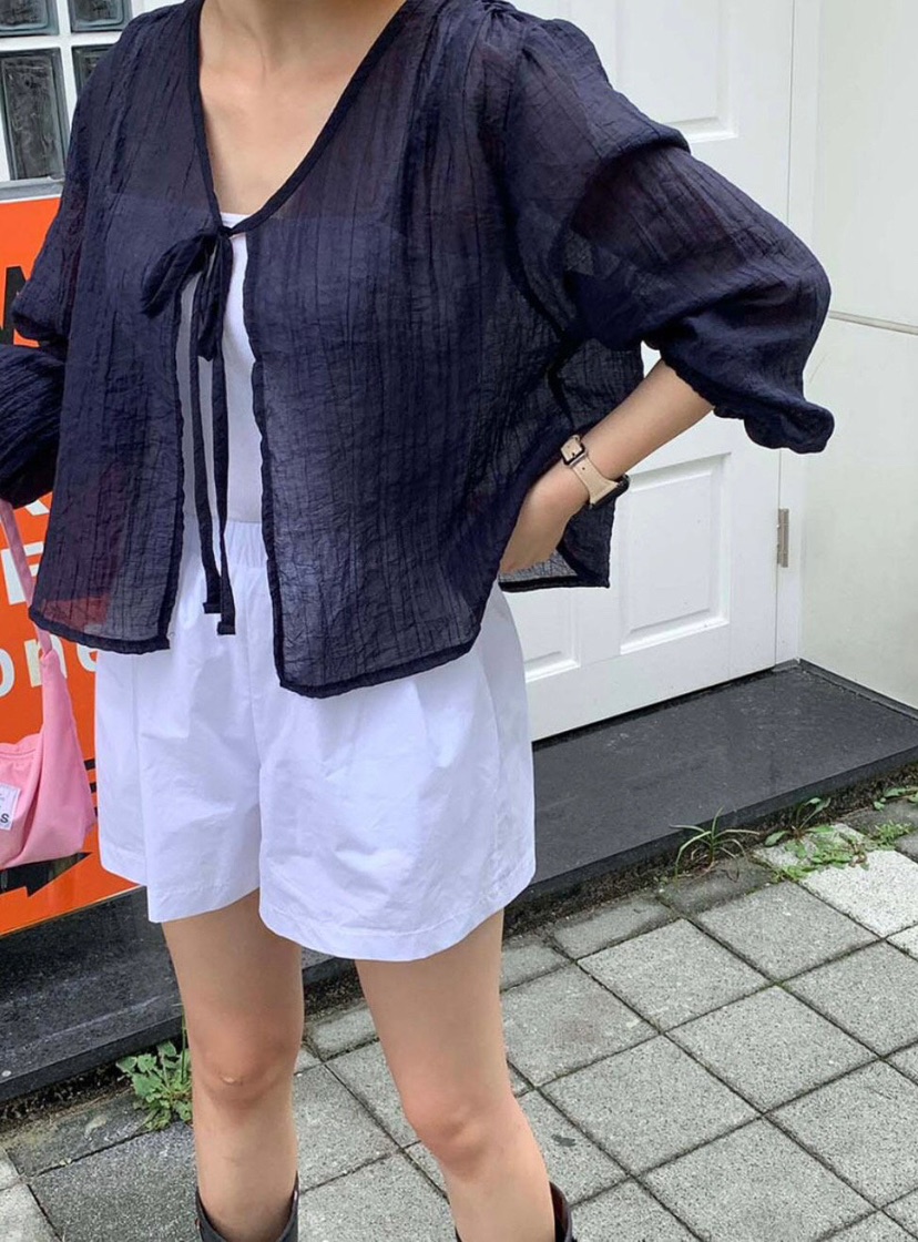 WOOD韓國直郵㊣東大門實拍女裝新款熱賣休閑襯衫蕾絲衫開衫WOOD襯衫/蕾絲衫