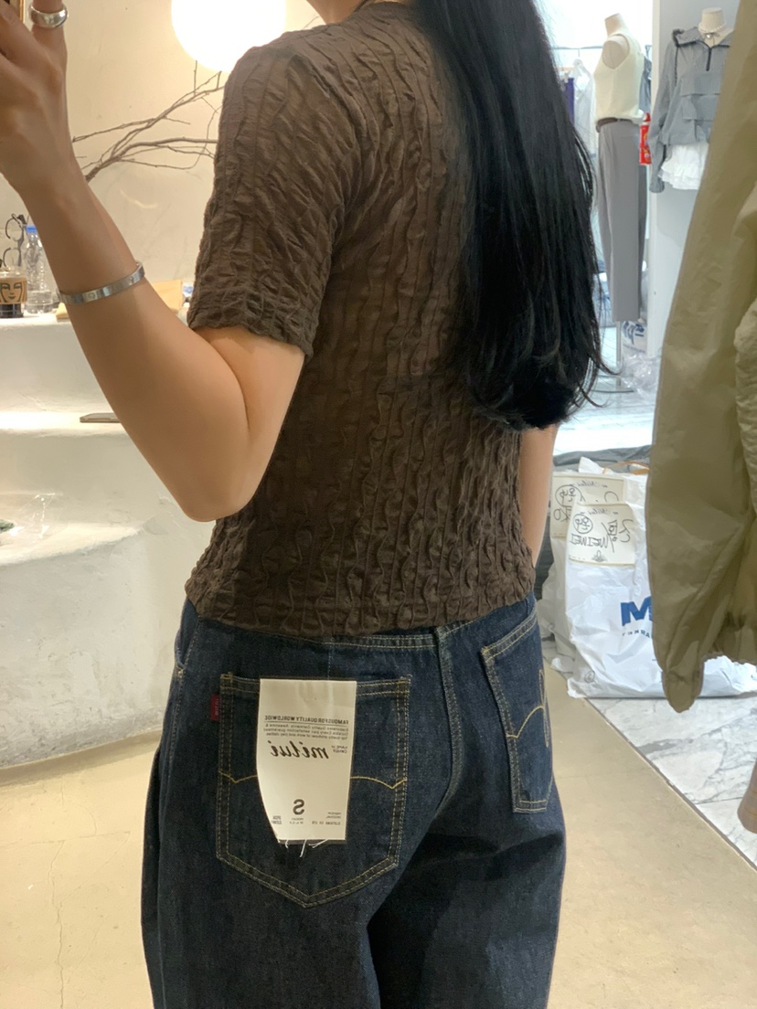 MILUI韓國㊣直郵東大門代購女裝新品25春夏時尚人氣熱賣T恤MILUIT恤