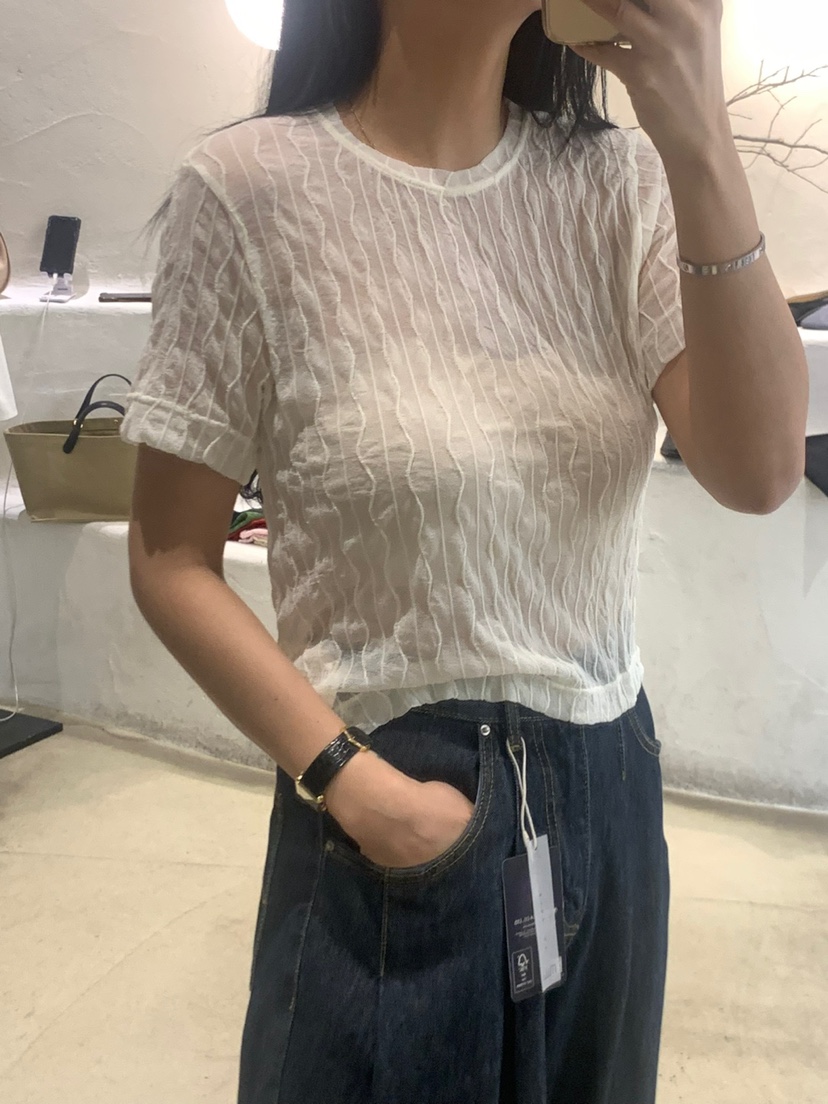 MILUI韓國㊣直郵東大門代購女裝新品25春夏時尚人氣熱賣T恤MILUIT恤