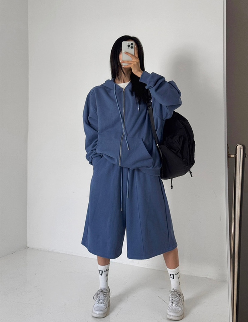 SEEOT韓國㊣直郵東大門代購女裝新品推薦人氣夾克連帽衫露肩GGD夾克