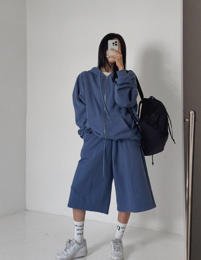 SEEOT韓國㊣直郵東大門代購女裝新品推薦人氣夾克連帽衫露肩GGD夾克
