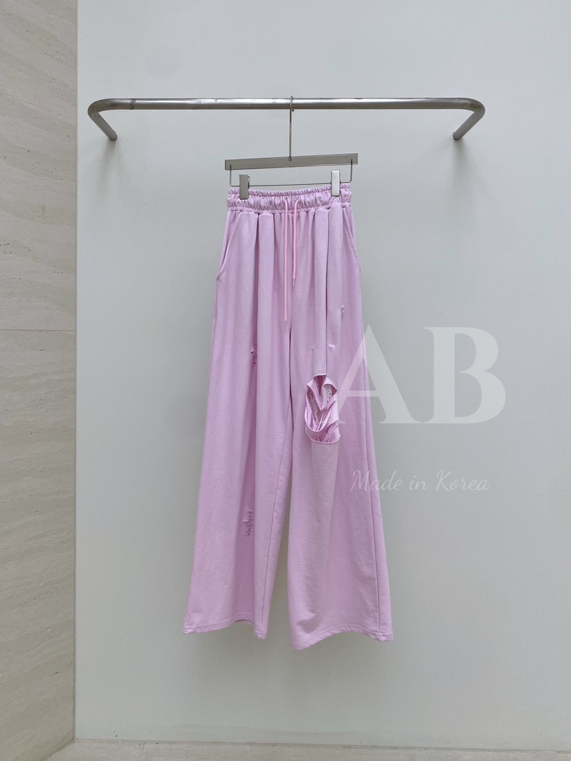 AB韓國直郵㊣東大門實拍女裝新品休閑熱賣人氣25春夏休閑褲AB休閑褲圖色1