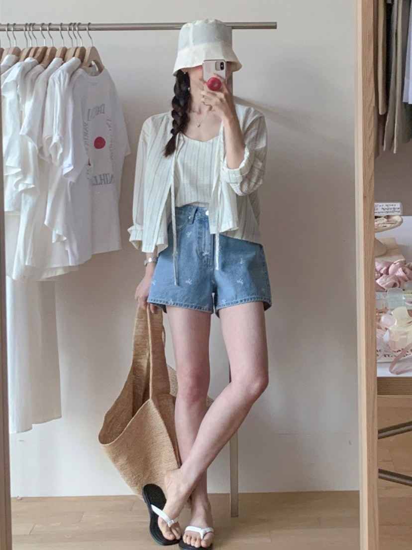 WOOD韓國直郵㊣東大門實拍女裝新品時尚推薦熱賣套裝套裝開衫WOOD套裝