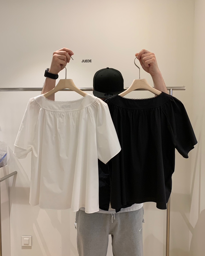 JUEDE(此品牌容易投訴)直郵韓國代購㊣女裝新品時尚襯衫蕾絲衫JUEDE襯衫/蕾絲衫