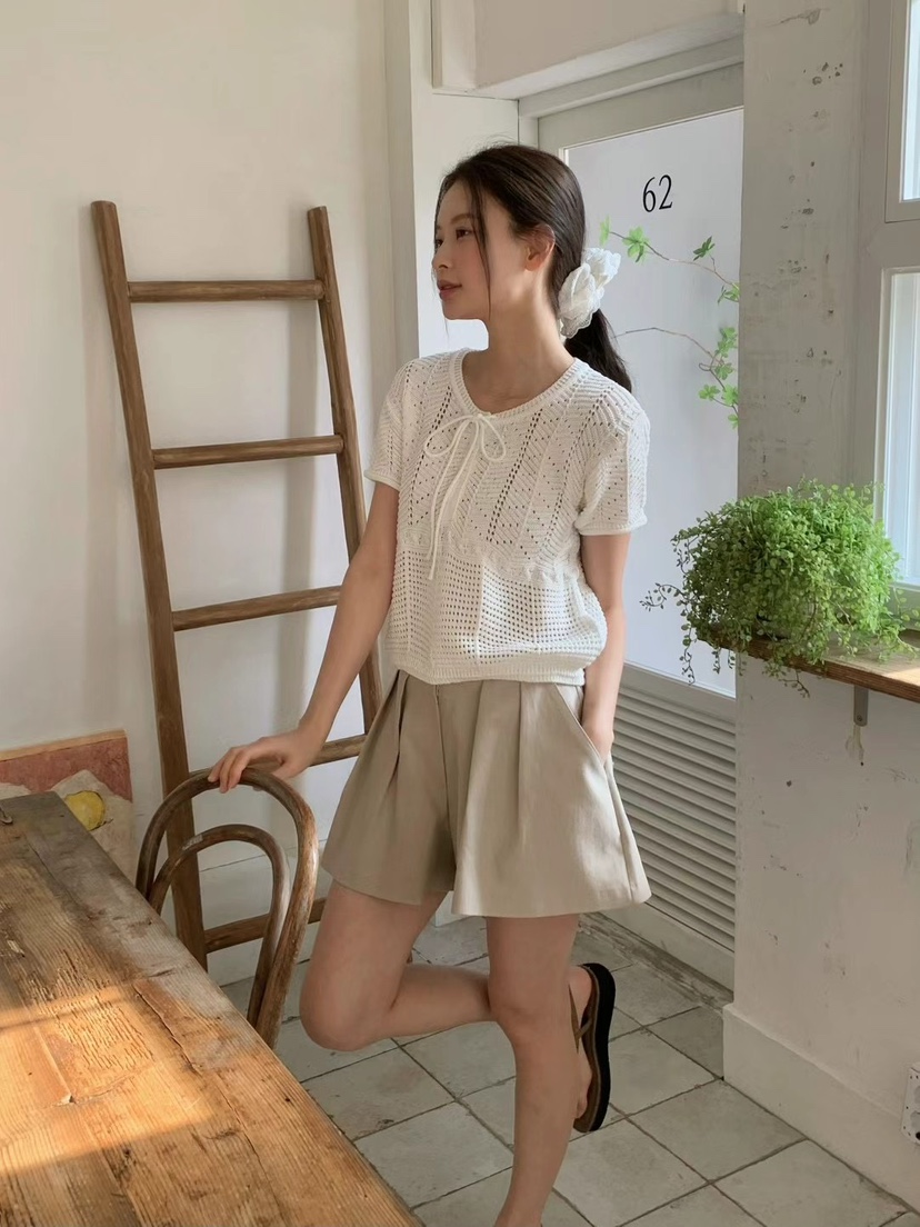 ANOU韓國㊣直郵東大門代購女裝新品推薦時尚25春夏人氣短褲ANOU短褲