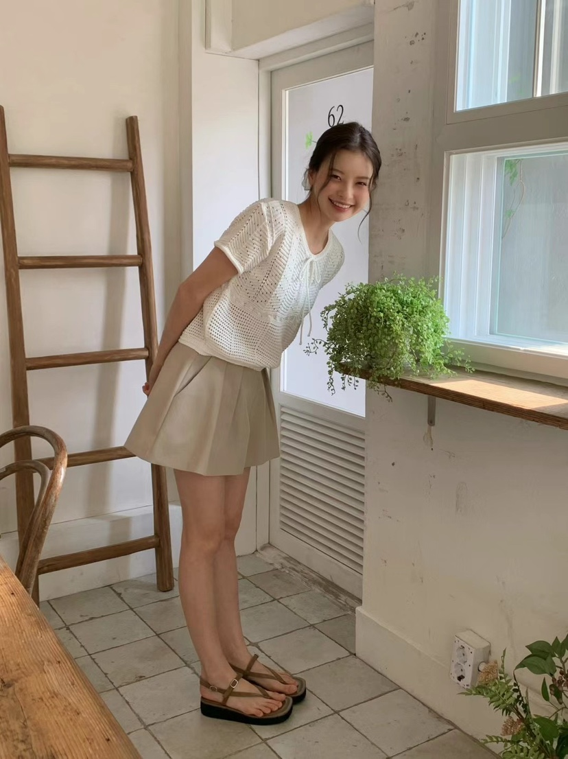 ANOU韓國㊣直郵東大門代購女裝新品推薦時尚25春夏人氣短褲ANOU短褲
