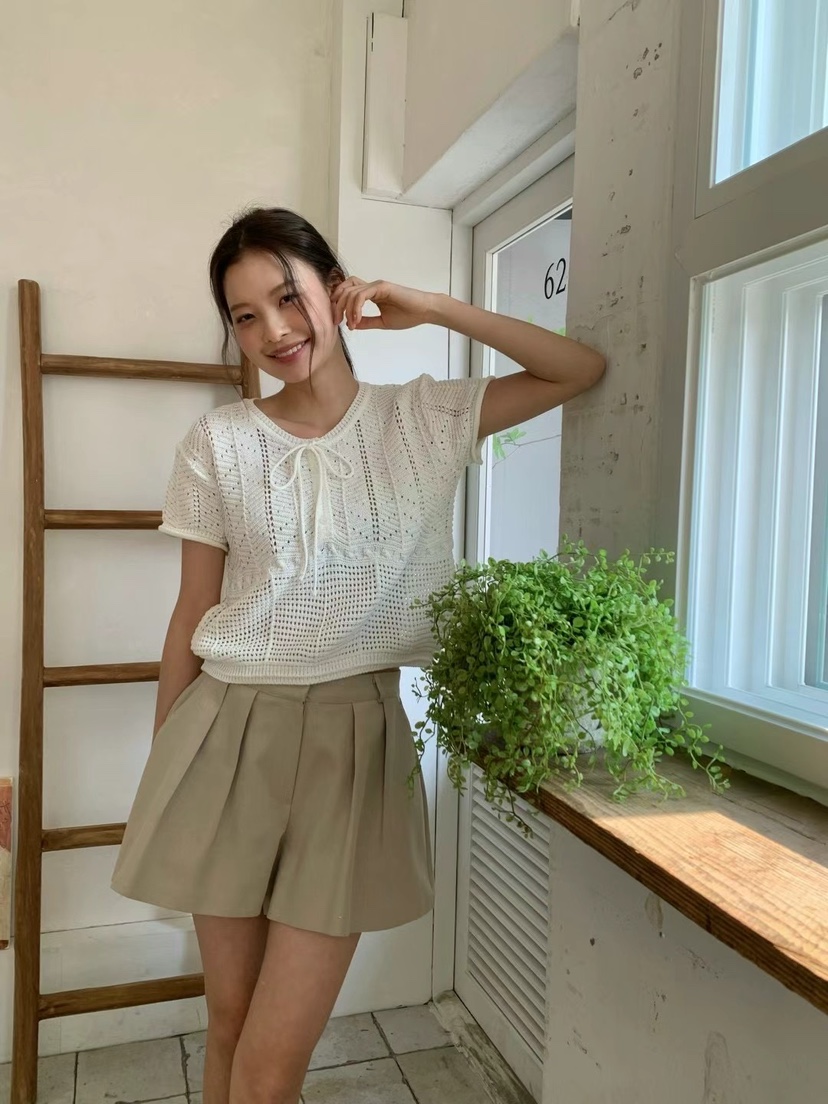 ANOU韓國㊣直郵東大門代購女裝新品推薦時尚25春夏人氣短褲ANOU短褲